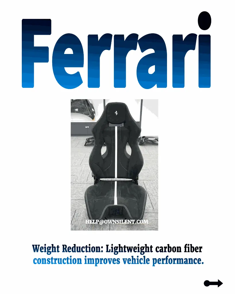Weight Reduction Lightweight carbon fiber construction improves vehicle performance.webp
