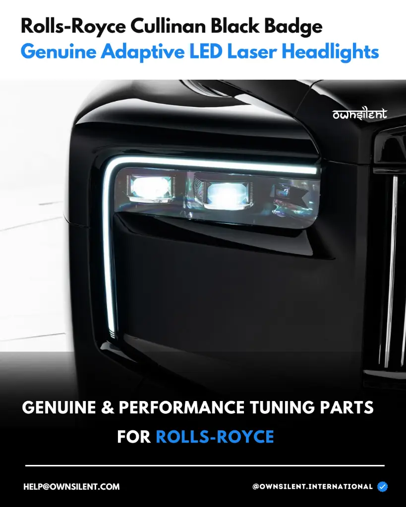 rolls-royce parts ownsilent Adaptive LED Laser Headlights.webp