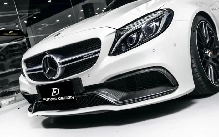 Mercedes-Benz-C63-W205-S205-C205-A205-Future-Design-Carbon-Fibre-Front-Bumper-Centre-Trim-And-Fog-Trim-Sur (7).webp