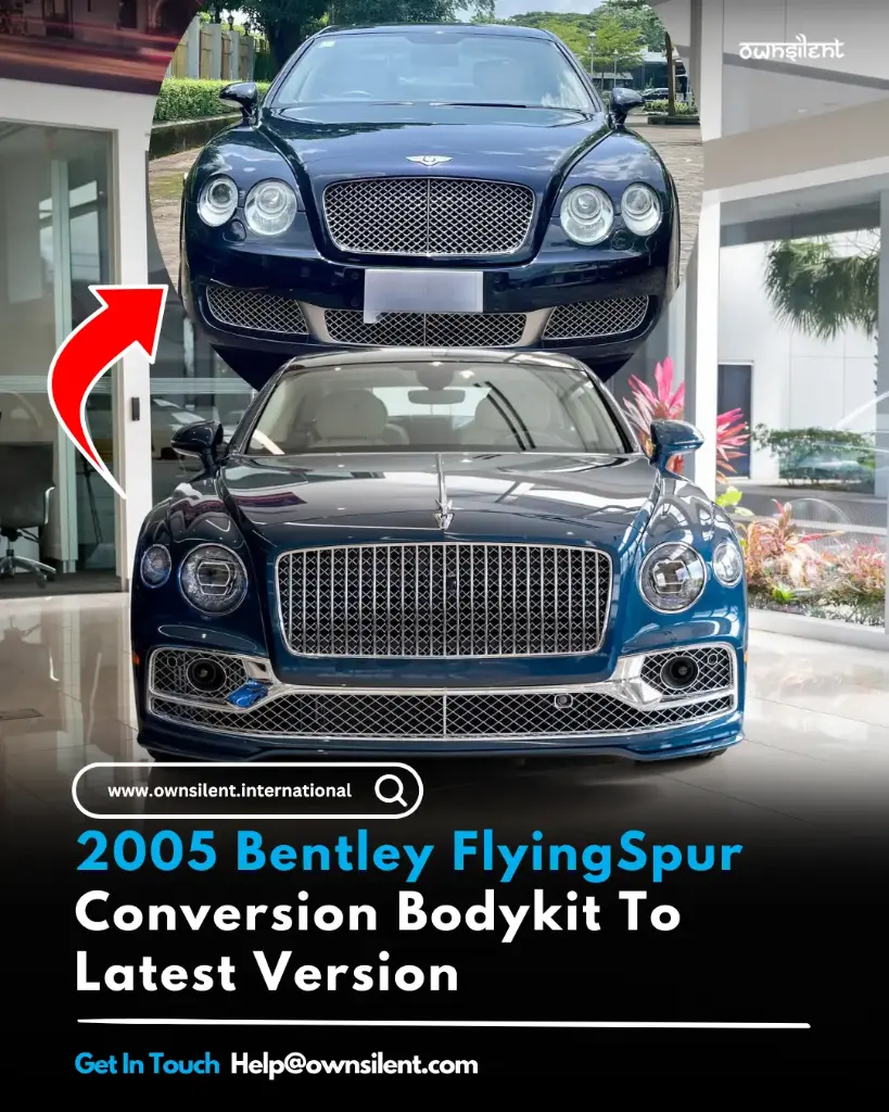 CONVERSION BODY KIT FOR BENTLEY FLYING SPUR 2005-2019 UPGRADE TO 3 GENERATION 2019+