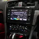 Ambient lights for Volkswagen Golf 7, 7.5 coded and controlled from car screen (2014-2022)