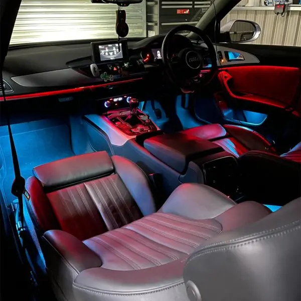 Ambient light for Audi A6 A7 C7 coded to MMI interface (2014-2018)