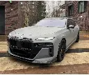 BMW 7 Series G70 M-Tech Black Knight Aero Kit Body Kit Diffuser Side Skirt