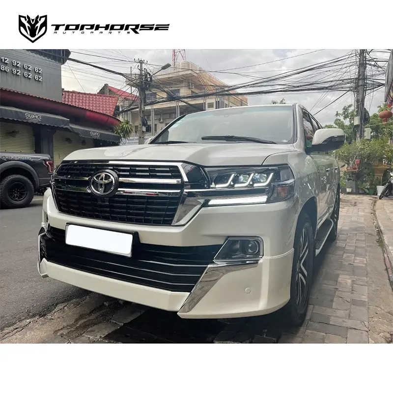  3 lens Head lights for toyota land cruiser LC200 (fit to 2016-2021)