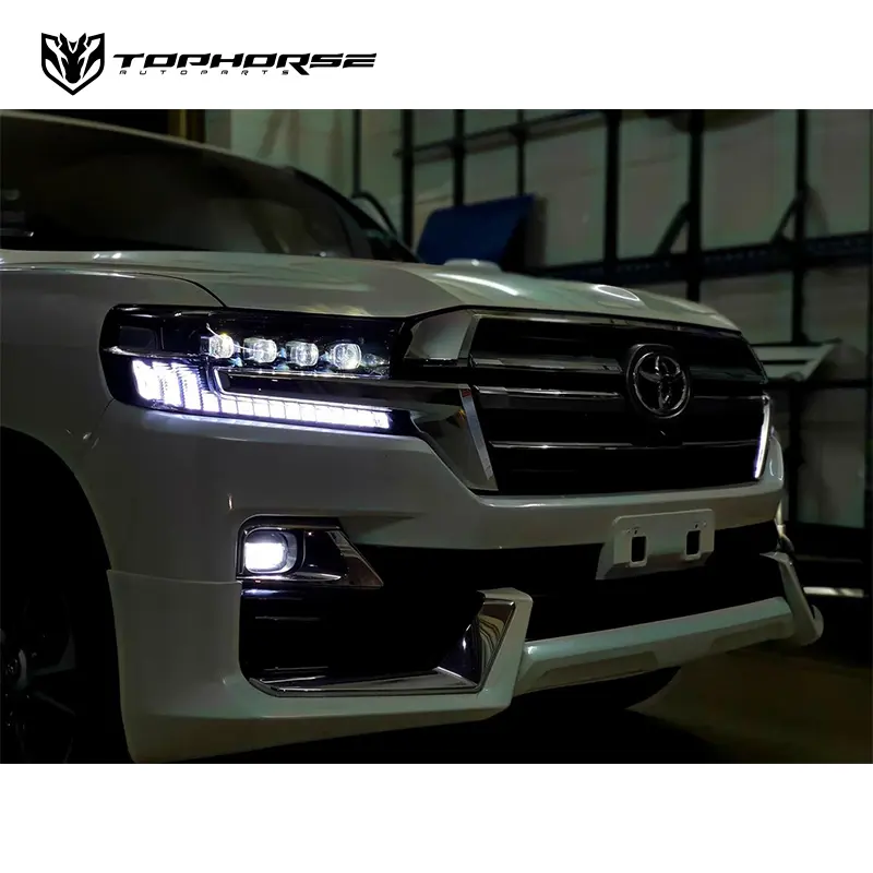 4 lens head lights for toyota land cruiser LC200 (fit to 2016-2021y)