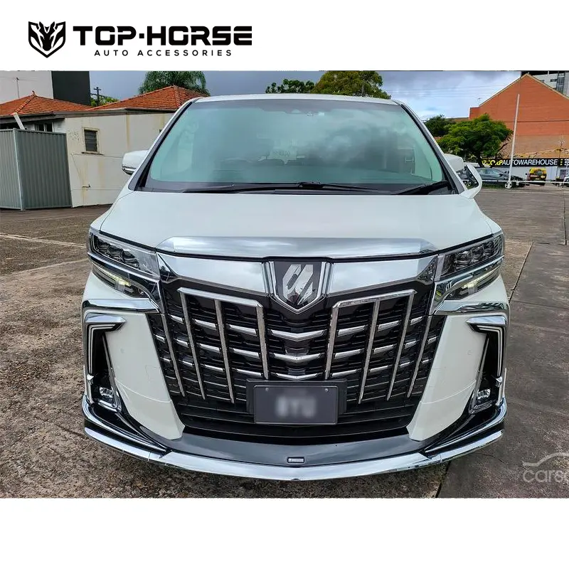 Alphard 30 Front Grille Chrome Trims Front Bumper Chrome Trims