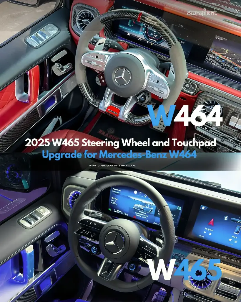2025 W465 Steering Wheel and Touchpad Upgrade for Mercedes-Benz W464