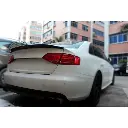 Audi A4 (B8.5) S Line Extended Style Carbon Fibre Rear Spoiler 