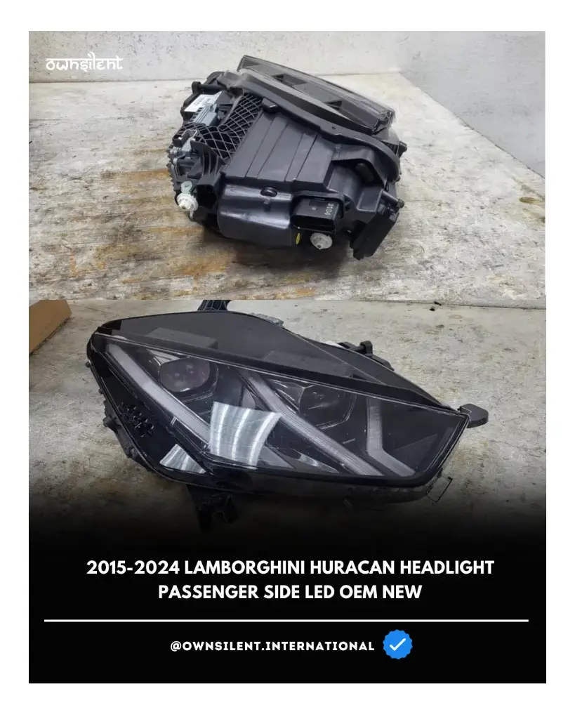 2015-2024 Lamborghini Huracan Passenger Side LED Headlight (OEM - New) 