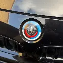 BMW 1 Series (E81/E87) 50th Anniversary Style Carbon Fibre Front Emblem (82MM) 