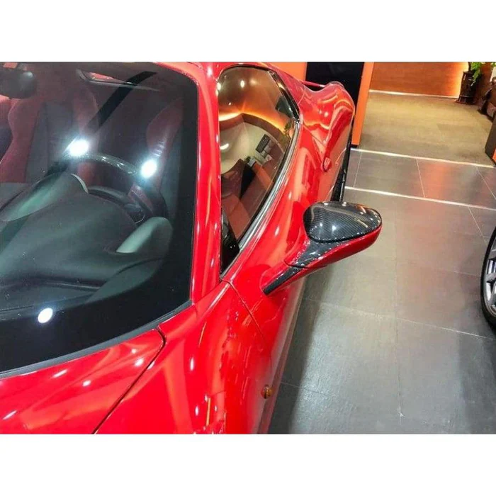 Ferrari 458 Berlinetta/Italia - Carbon Fibre Add On Mirror Covers 