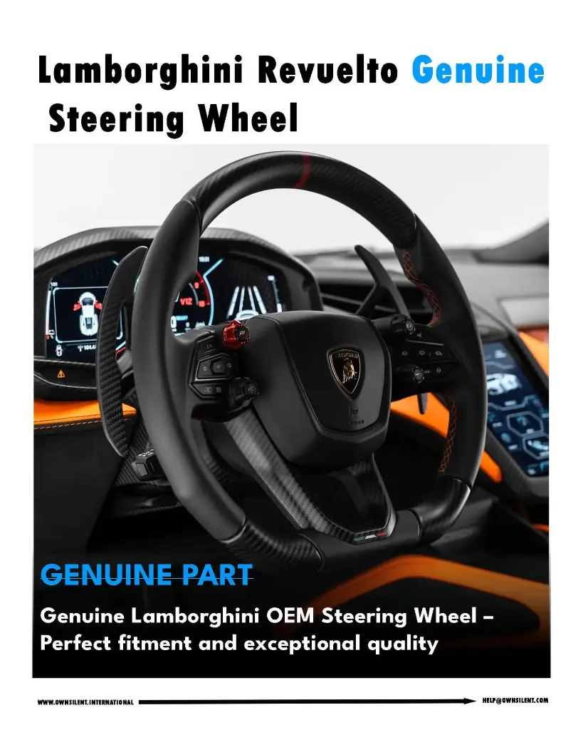 Lamborghini Revuelto Genuine Steering Wheel