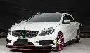 Mercedes Benz A-Class/A45 (W176) REVO Style Carbon Fibre Side Skirt Extensions 