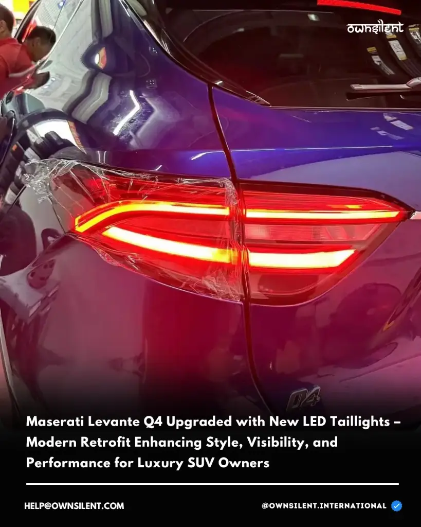 Maserati Levante Q4 LED Taillight Upgrade – Enhanced Style & Visibility