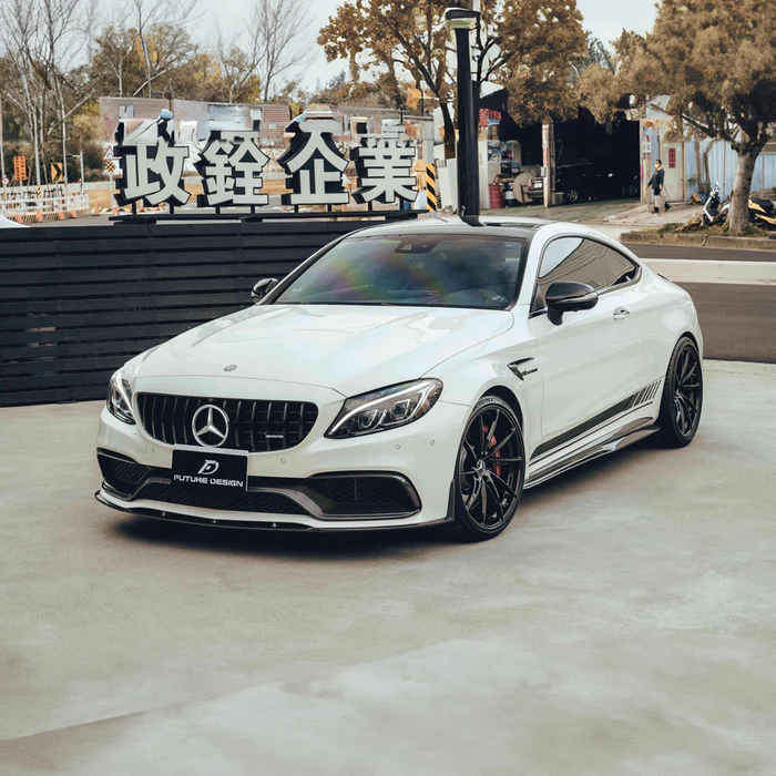 Mercedes Benz C63 (A205/C205/W205/S205) Future Design Carbon Fibre Front Bumper Centre Trim 