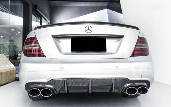 Mercedes Benz C63 (W204/C204) Facelift OEM Style Carbon Fibre Rear Diffuser 