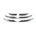 Mercedes Benz C-Class/C43 (A205/C205/W205) Carbon fibre Front Canards 