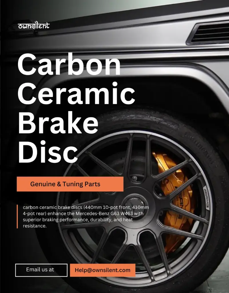 Carbon Ceramic Brake Discs for Mercedes-Benz G63 W463