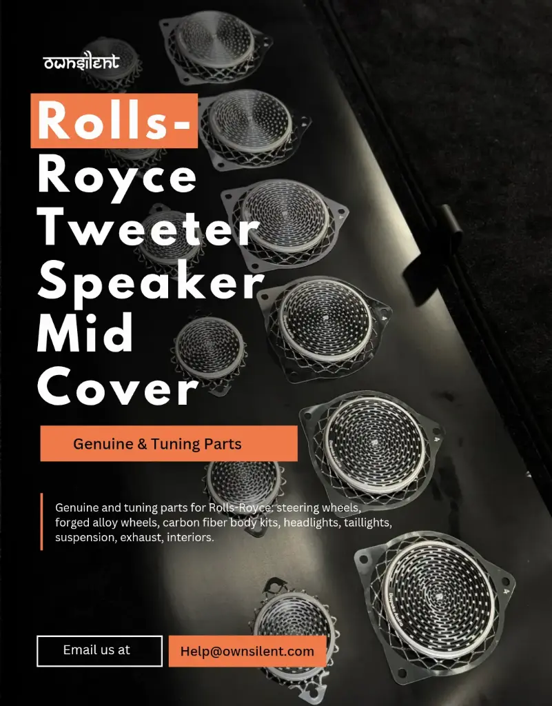 Genuine Rolls-Royce OEM Speaker Covers