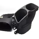 Mercedes Benz BRABUS Style Black Steel Exhaust Tips 