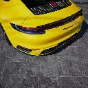 Porsche Carrera/Targa/Convertible (992/911) Techart Style Carbon Fibre Rear Spoiler 