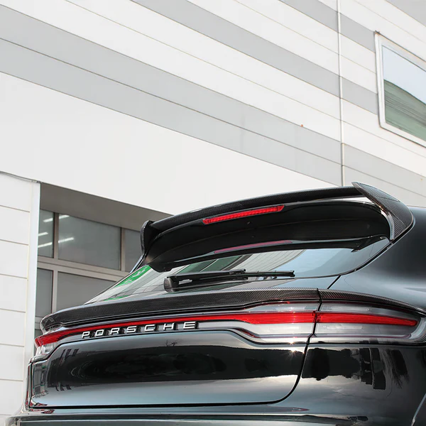 Porsche Macan (95B) Pre-Facelift TopCar Style Carbon Fibre Rear Mid Spoiler 
