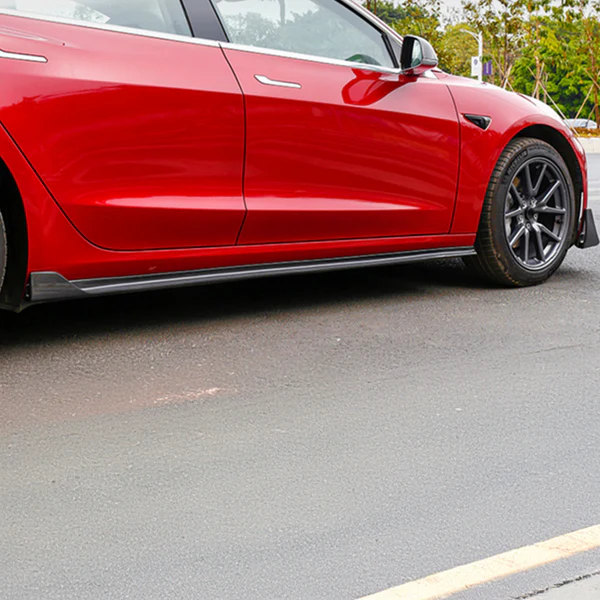 Tesla Model 3 (5YJ3) Vorsteiner Style Carbon Fibre Side Skirts 