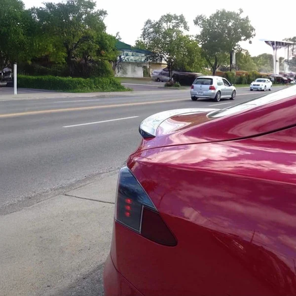 Tesla Model S REVO Style Carbon Fiber Rear Lip Spoiler 