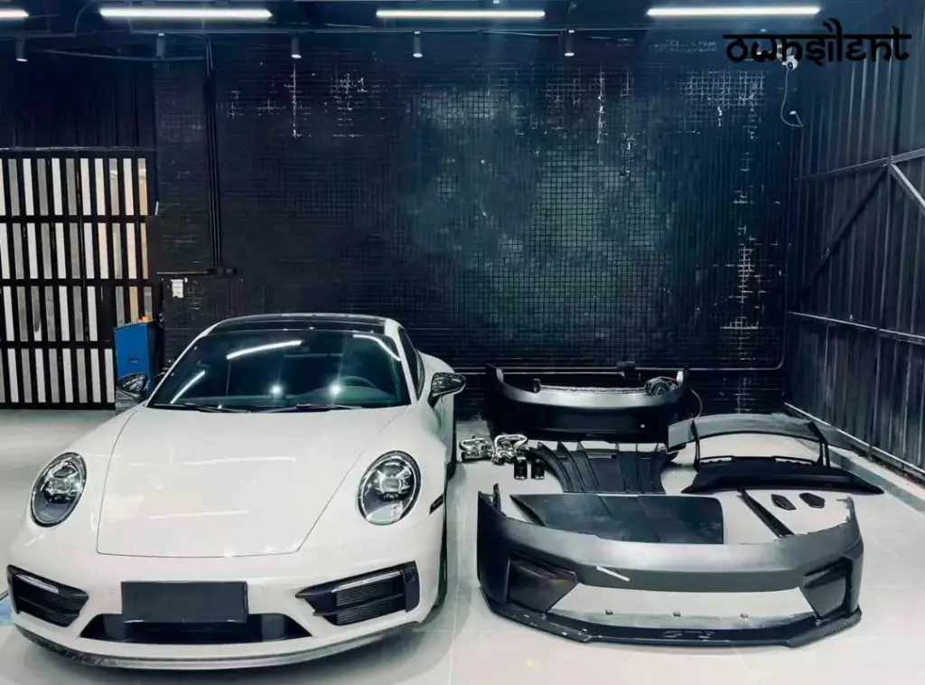 DRY CARBON CONVERSION BODY KIT for PORSCHE 911 992.1 CARRERA 2019 - 2023 to 992.2 GT3