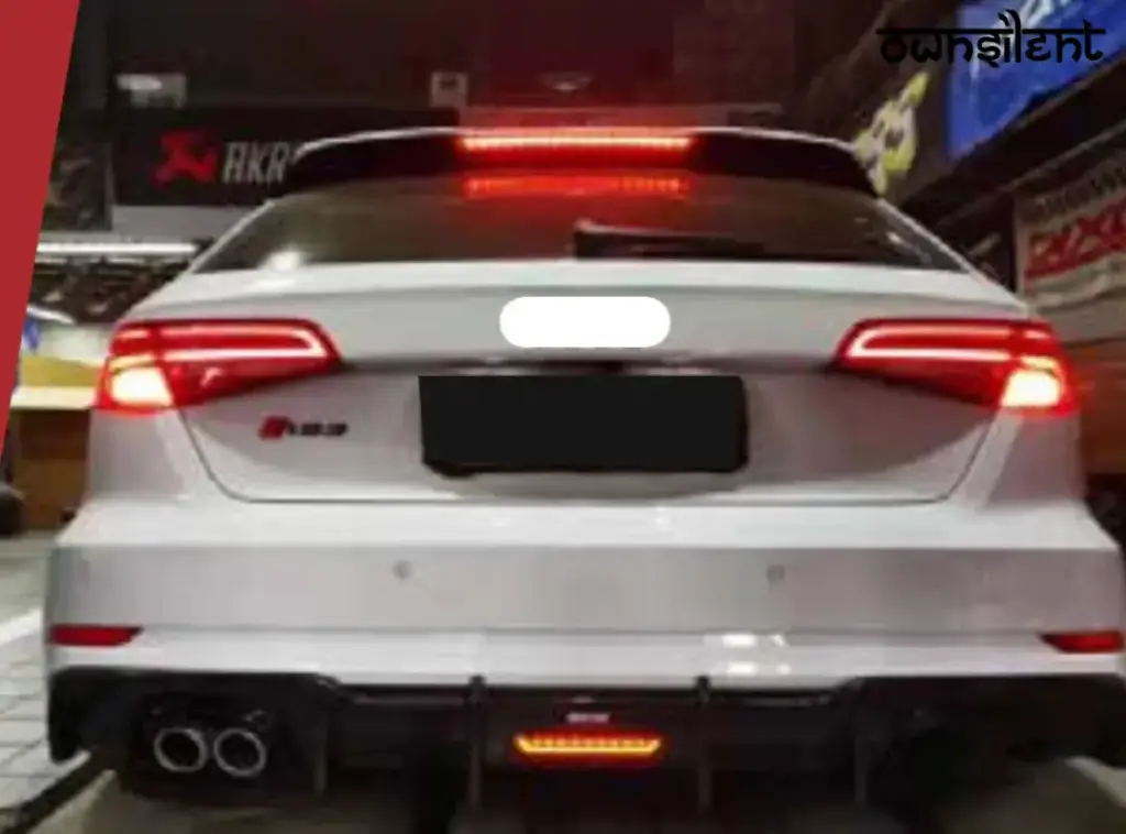 AUTHENTIC KARBEL CARBON REAR DIFFUSER for AUDI A3 S3 8V HATCHBACK 2017 - 2019
