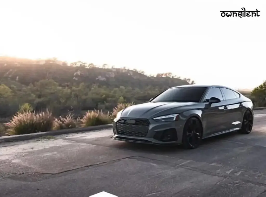 KARBEL CARBON DRY CARBON FIBER FRONT LIP VER.1 FOR AUDI S5 & A5 S LINE 2020-ON B9.5