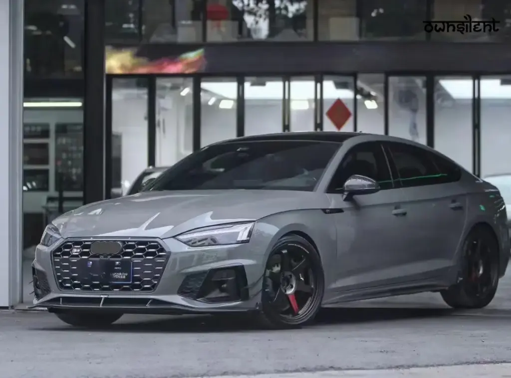 KARBEL CARBON DRY CARBON FIBER SIDE SKIRTS FOR AUDI S5 & A5 & A5 S LINE 2020-ON B9.5 4 DOOR SEDAN & 2 DOOR COUPE