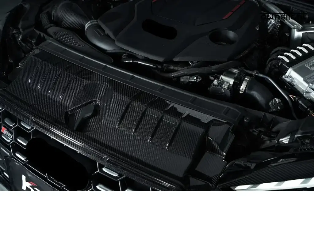 KARBEL CARBON DRY CARBON FIBER RADIATOR COOLING PLATE FOR AUDI S5 & A5 S LINE 2020-ON B9.5