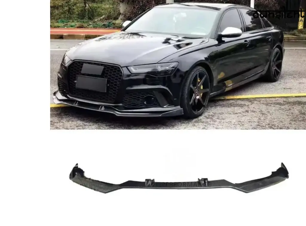 CARBON FIBER REAR FRONT LIP for AUDI RS6 A6 S6 2013 - 2018