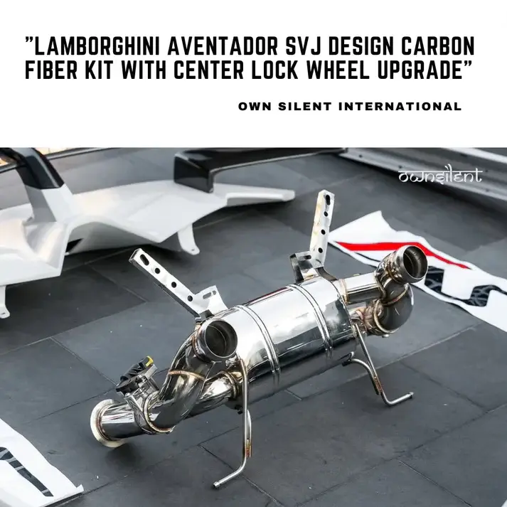 Lamborghini Aventador SVJ Design Dry Carbon Fiber Kit with Center Lock Wheel Upgradel