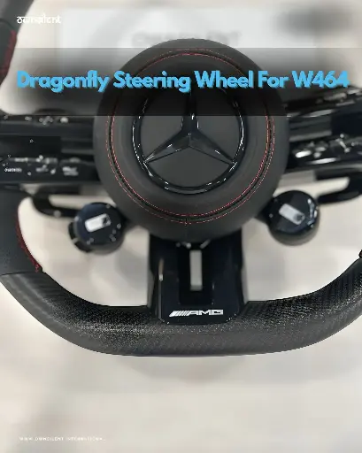 GLS63 AMG Alcantara Steering Wheel Black Leather X167 Genuine Mercedes AMG
