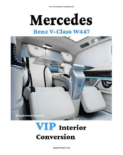 VIP Interior Conversion Kit for Mercedes-Benz V-Class W447 