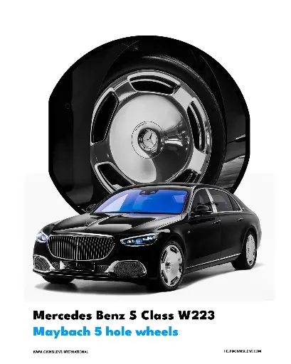 Mercedes S-Class Maybach Wheels W223 Genuine Mercedes-Benz