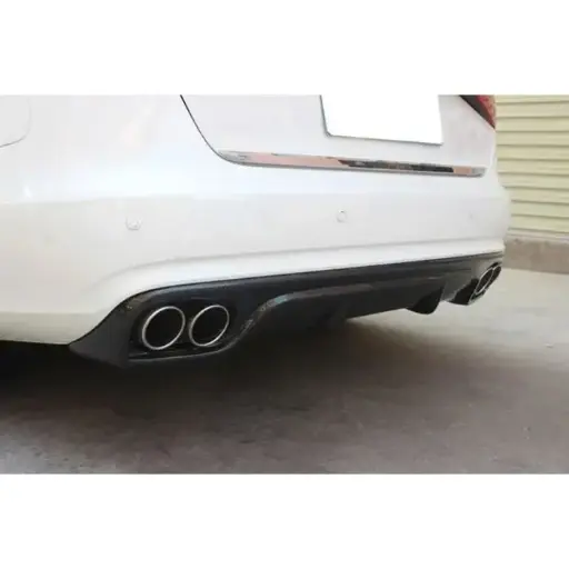Audi A4 Non S Line (B8.5) OT Style Carbon Fibre Rear Bumper Diffuser 