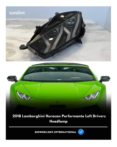 OEM 2015-2024 Lamborghini Huracan Left Driver-Side LED Headlight (Part Number: 4T0941003H)