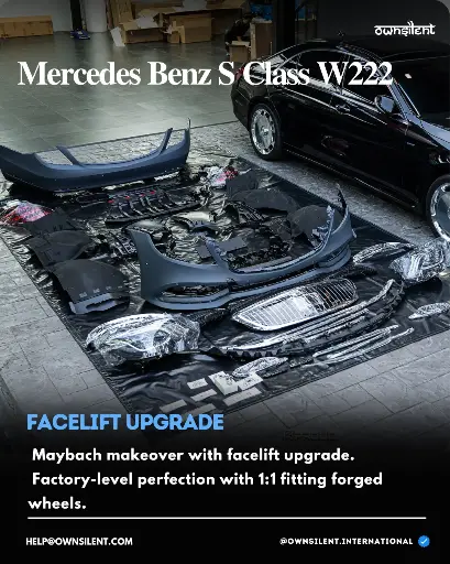 Mercedes-Benz S-Class W222 Maybach-Style Full Body Kit | 2017-2020
