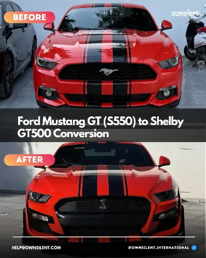 Ford Mustang GT (S550) to Shelby GT500 Conversion ki