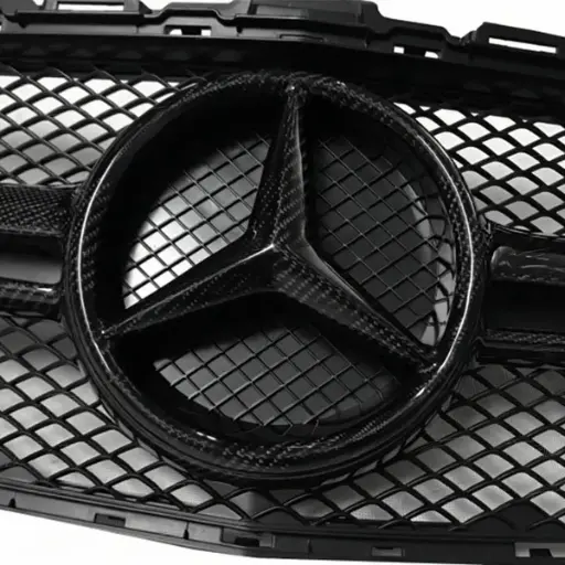 Mercedes Benz C-Class (C205/A205) C63 Style Carbon fibre Front Grille 