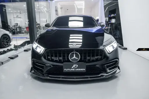 Mercedes Benz CLS-Class/CLS53 (W257/C257) Future Design Panamericana Gloss Black Front Grille 