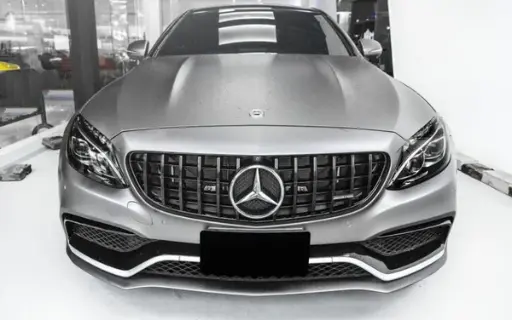 Mercedes Benz C63/C63s (W205/S205/C205) Panamericana GT Gloss Black Front Grille 
