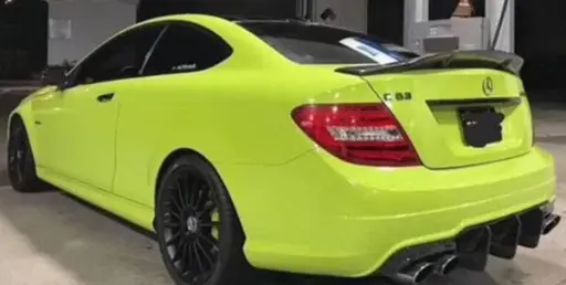 Mercedes Benz C-Class/C63 (C204) Coupe Renntech Style Carbon Fibre Rear Spoiler 