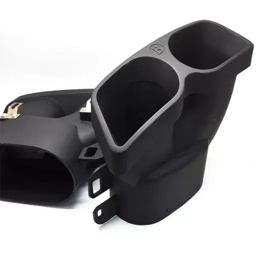 Mercedes Benz BRABUS Style Black Steel Exhaust Tips 