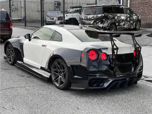 Nissan GTR (R35) Bensopra Style Carbon Fibre Rear Wing Spoiler Kit 