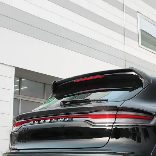 Porsche Macan (95B) Pre-Facelift TopCar Style Carbon Fibre Rear Mid Spoiler 
