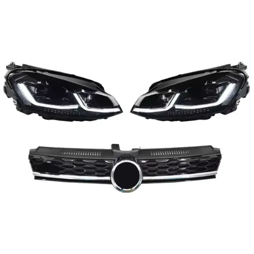 Volkswagen Golf (MK7) Headlamp and Grille Trim Kit 